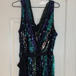 Julia Jordan Multicolor Sequin Dress